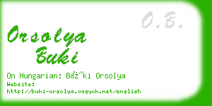 orsolya buki business card